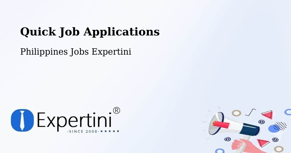 Quick Apply Feature – Cardona - Philippines Jobs Expertini